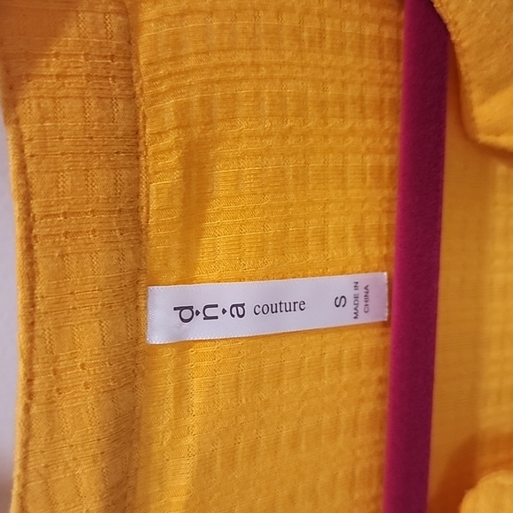 NWOT DNA Couture Yellow Top - Picture 2 of 4